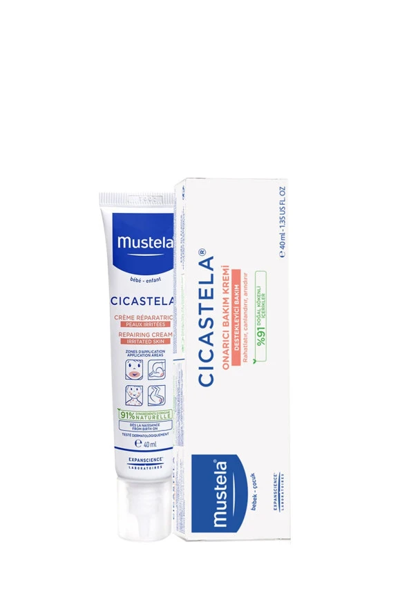 Mustela Cicastela Onarıcı Bakım Kremi 40 Ml