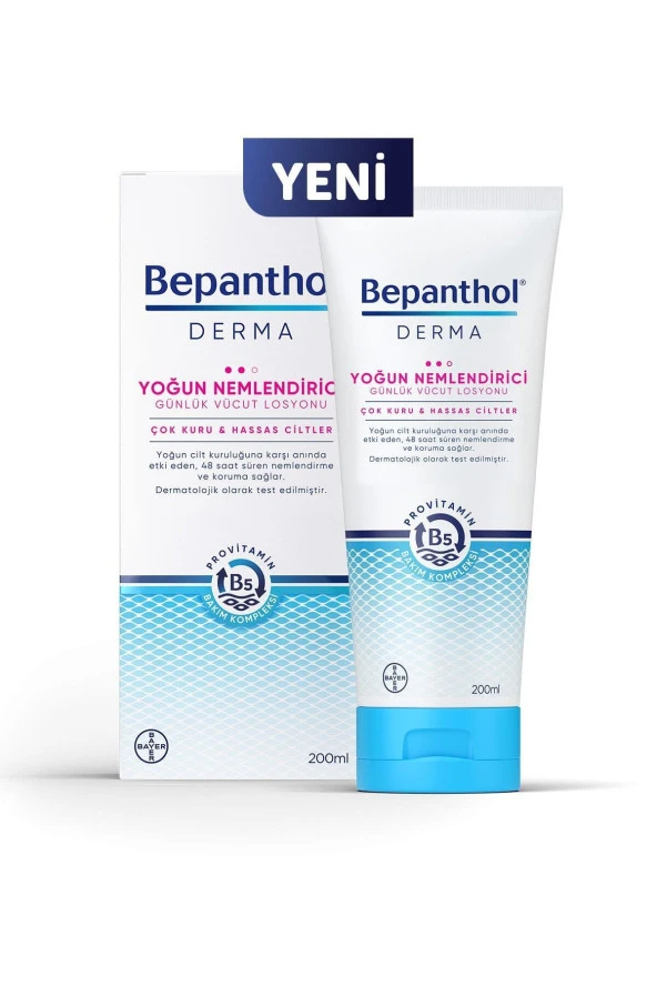 Bepanthol Derma Yoğun Nemlendirici Günlük Vücut Losyonu 200 ml