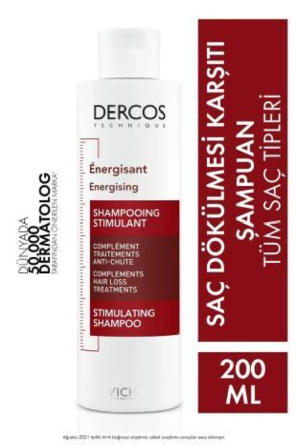 Vichy Dercos Energisant Şampuan Dökülme Karşıtı 200 ml