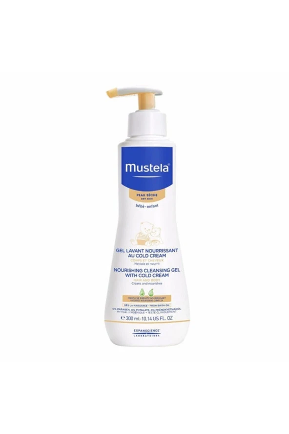 Mustela Cold Cream İçeren Besleyici Şampuan 300 Ml