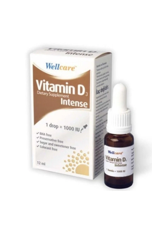 Wellcare Vitamin D3 Intense 1000 IU 12 ml