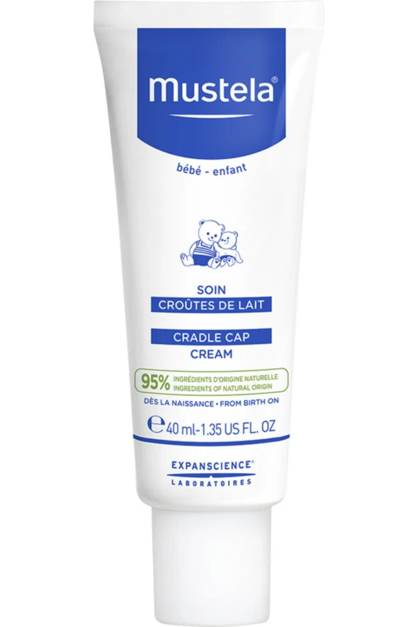 Mustela Cradle Cap Cream 40 ml - Saç Pullanmalarına Karşı Bakım Kremi