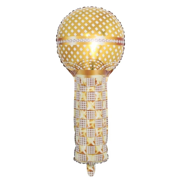 Mikrofon Folyo Balon Gold 84 cm