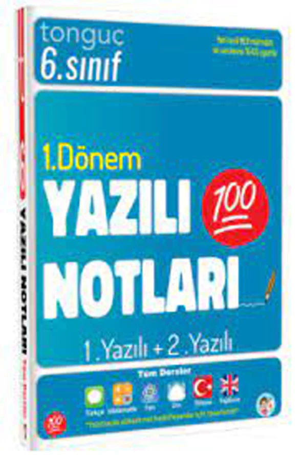 Tnguç 6. Sınıf Yazılı Notları 1. Dönem 1 ve 2. Yazılı Notları