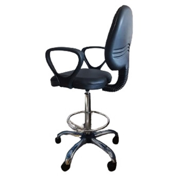 Bar Taburesi Çemberli Kolçaklı Krom Yıldız Ayaklı - 8