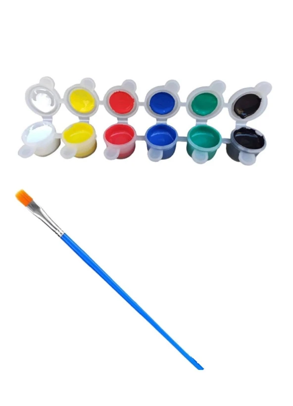 Hayal Sepeti Boyama Seti Tuval, Şövale, Akrilik Boya, Fırça - 2