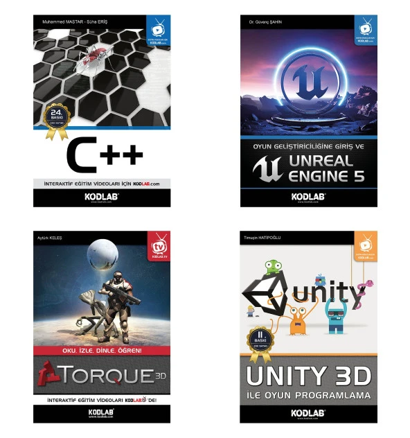 KODLAB YAYIN OYUN PROGRAMLAMA UZMANLIĞI SETİ - Resim 2
