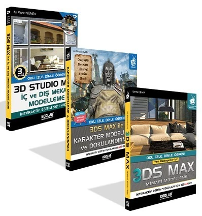 KODLAB YAYIN 3D STUDİO MAX EĞİTİM SETİ