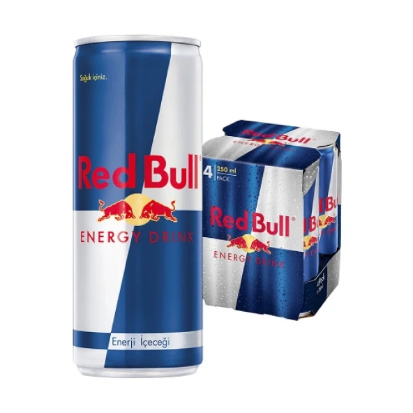 Red Bull Enerji İçeceği 4x250 ml. (2'li)