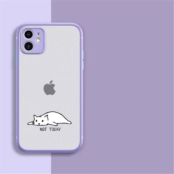 iPhone 11 Kamera Korumalı Penguen ve Ayıcık Desenli Telefon Kılıfı - Resim 7