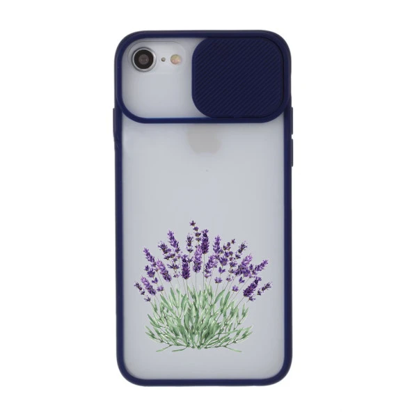 Gül Tasarımlı iPhone 7 Kamera Korumalı Telefon Kılıfı - Resim 2