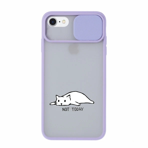 iPhone 7 Not Today Kamera Korumalı Telefon Kılıfı - Resim 3