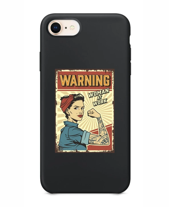 iPhone 8 Women At Work Şeffaf Kılıf ürün görseli