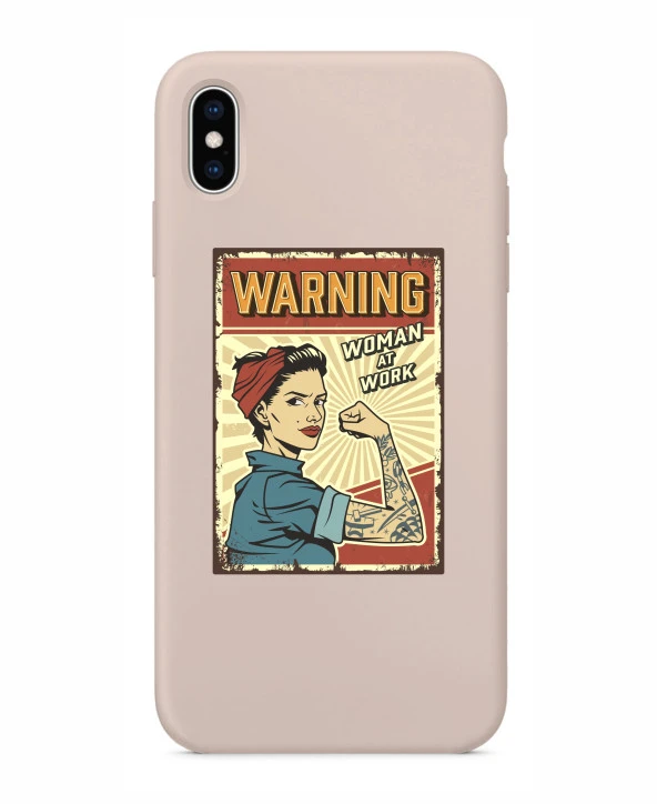 iPhone X / Xs Women At Work Şeffaf Kılıf ürün görseli