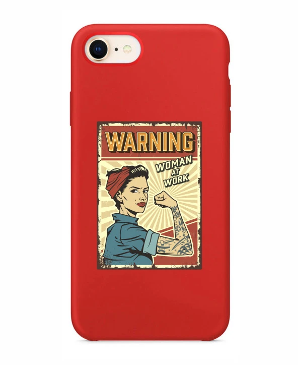 iPhone 6 Plus Women At Work Şeffaf Kılıf - Resim 3