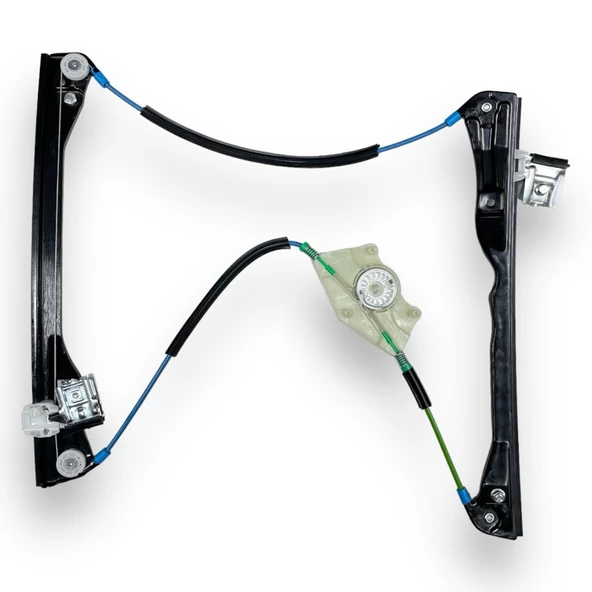 VW Bora 1999-2005 Sol Ön Kapı Cam Asansör Mekanizması 1J4837461F - 3