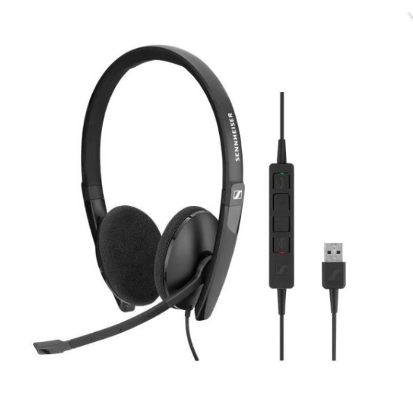 EPOS Sennheiser SC 160 USB CTRL Duo UC Kulak Üstü Kulaklık