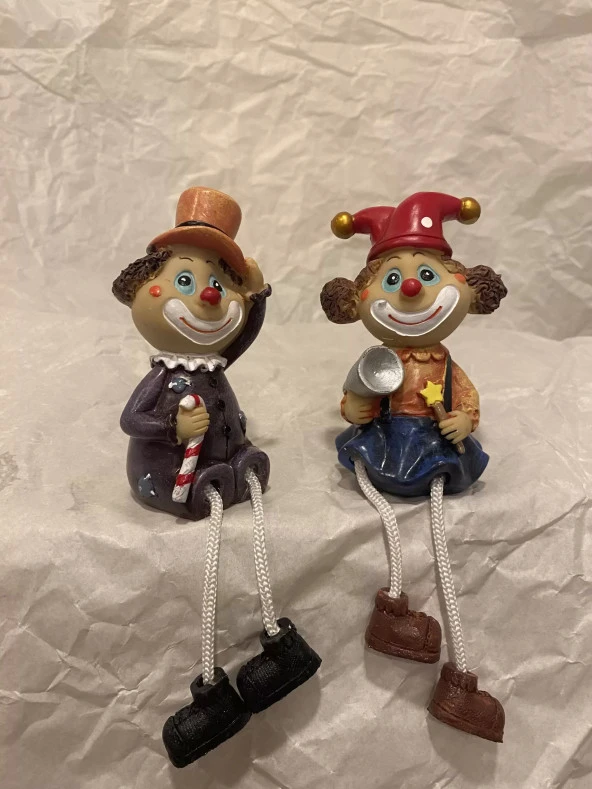 ip bacaklı biblo love you palyaço - Resim 8