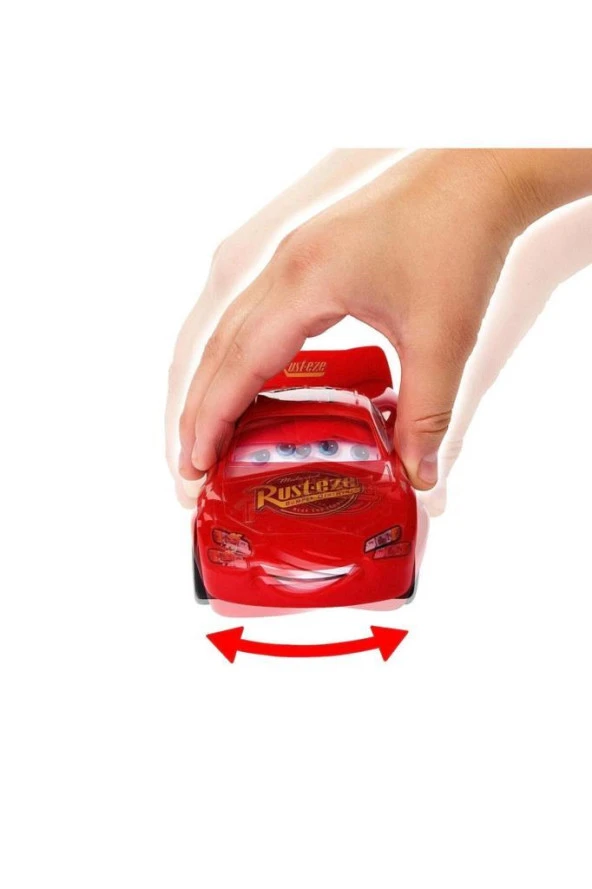 Disney Cars Hareketli Dostlar Şimşek Mcqueen HPH64 HRH72,Yaş 4+ Oyuncak Araç - 3