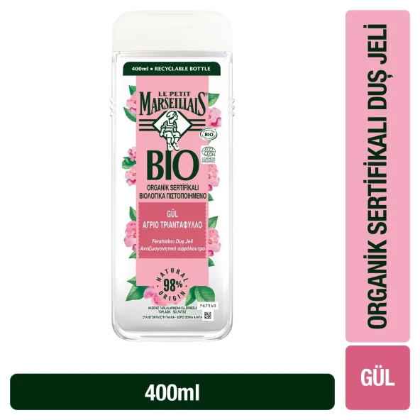 Le Petit Marseillais Bio Gül Duş Jeli 400 ml