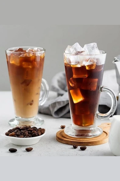 Paşabahçe 6'lı 55861 Colombian Kulplu Kahve-latte Bardağı 263 Cc - 1