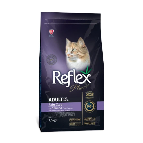 Reflex Plus Skin Care Somonlu Yetişkin Kedi Maması 1,5 kg