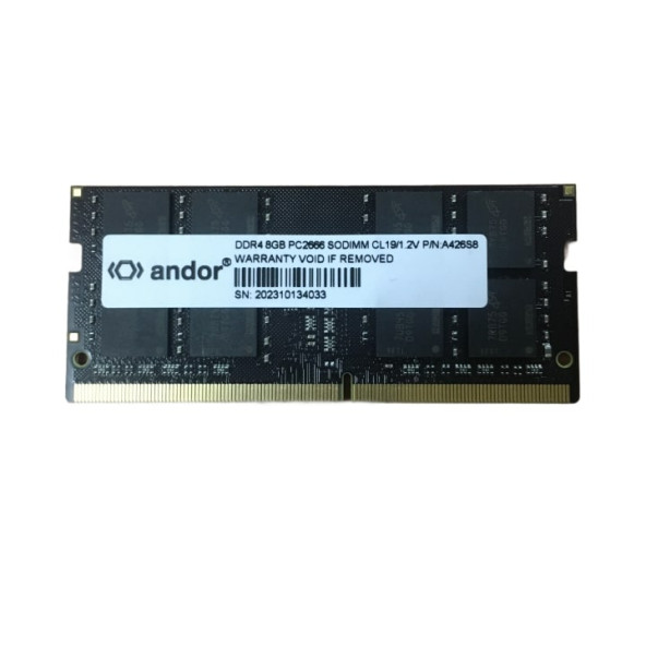 ANDOR A426S8 DDR4 8GB PC2666 CL19 1.2V (SODIMM) NOTEBOOK RAM