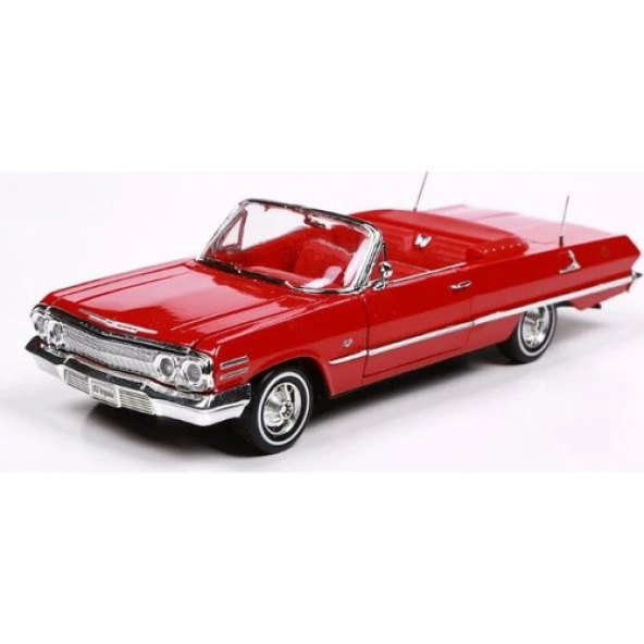 Welly Chevrolet Impala 1963 1/24 Ölçek Kırmızı ürün görseli 1