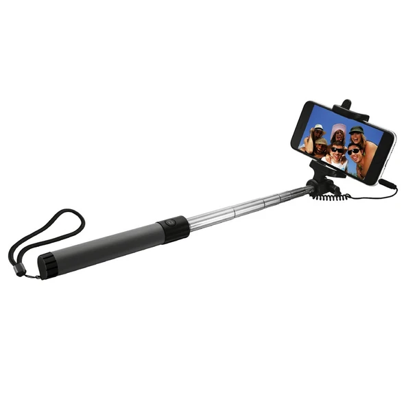 NoTech Selfie Çubuğu Lightning Girişli Kablo Katlanır 78cm - 2