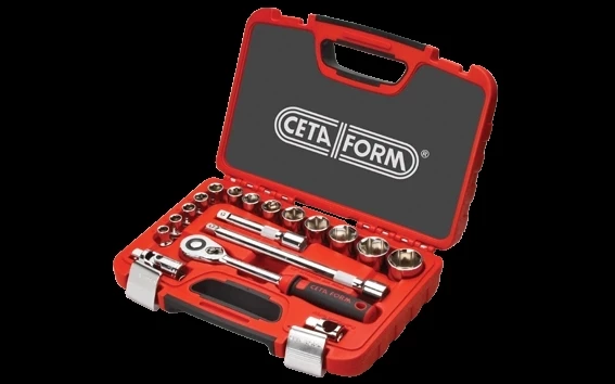 Ceta Form C20-18PH2 18 Parça 1/2" 6 Köşe Lokma Takımı
