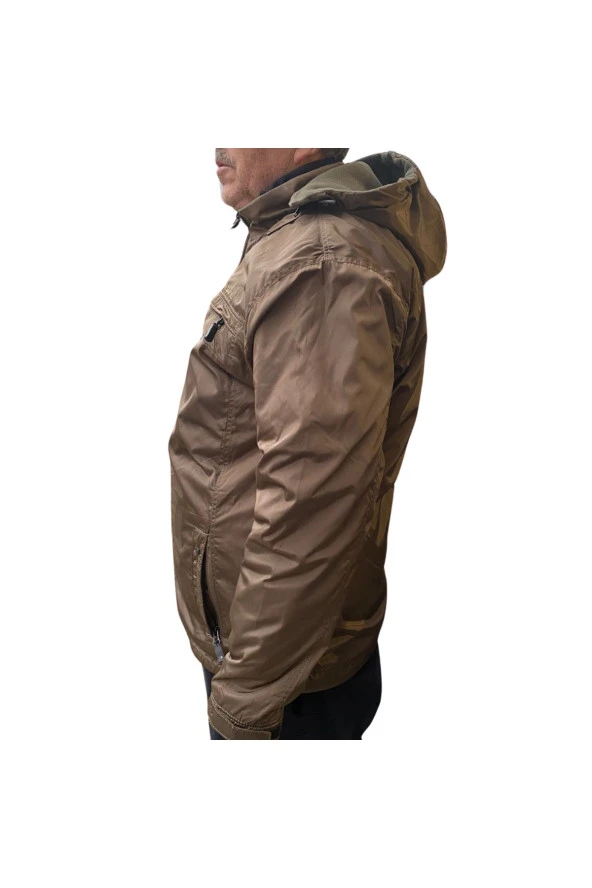 PREİUM ÇİFT TARAFLI SU GEÇİRMEZ BÜYÜK BEDEN MONT - Resim 6