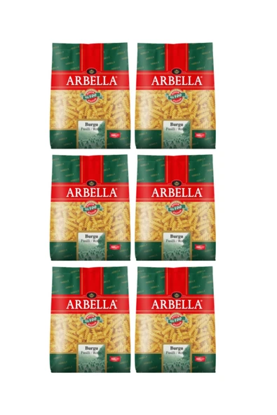 Arbella Burgu Makarna 500 Gr X 6 Adet ürün görseli