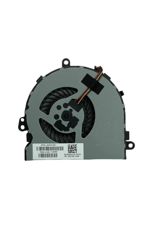 Hp SPS-L20473-001, SPS-L20474-001, TPN-C135, TPN-C136 Uyumlu Notebook CPU Fan, İşlemci Fanı