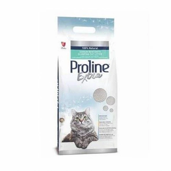 Proline Extra Sodyum Bentonit Topaklanan Kedi Kumu 10 Kg