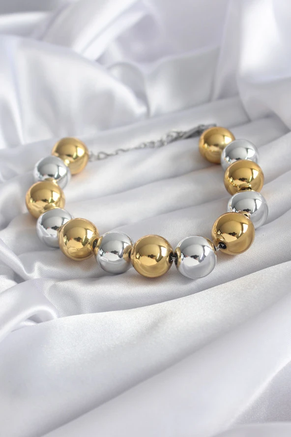 Pirinç Gold Gümüş Renk VİP Seri Kadın Bileklik ürün görseli