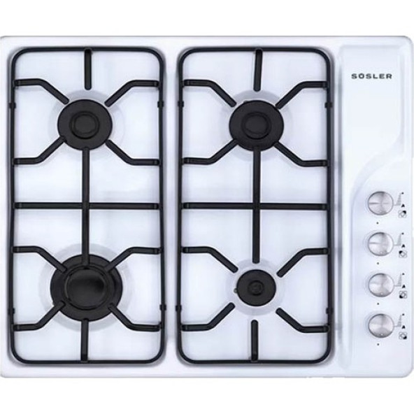 Süsler SSO-2125 Beyaz Set Üstü Ocak