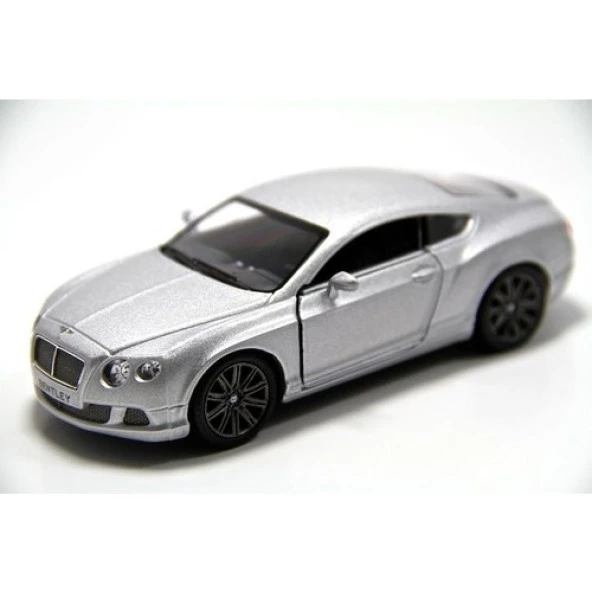 Kinsmart Bentley Continental GT Speed 2012 1:38 Gri Çek Bırak Model Araba