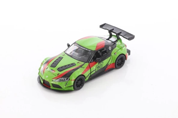 Kinsmart Toyota GR Supra Racing Concept 1:36 Yeşil Çek Bırak Model Araba ürün görseli 1