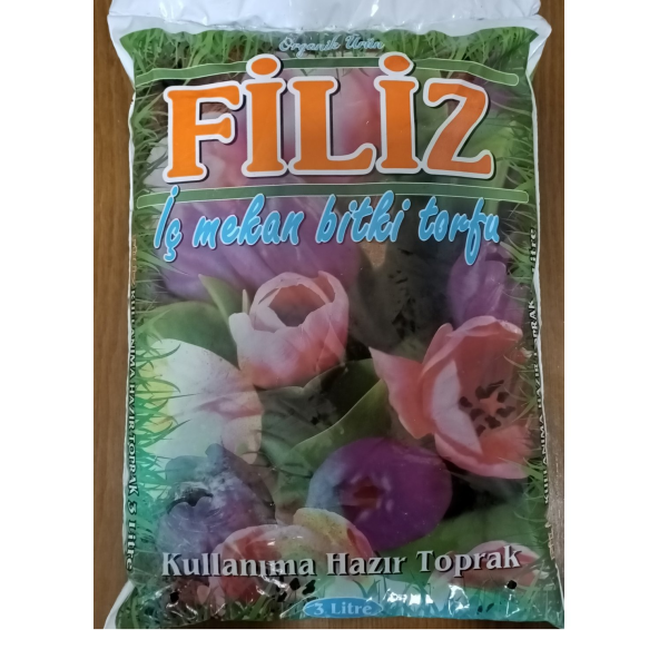 Filiz İç Mekan Bitki Torfu 3 Lt Organik - 1