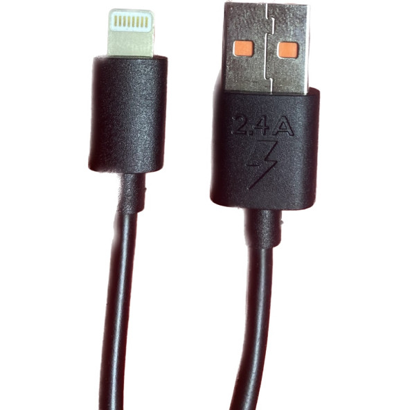 iPhone USB to Lightning 2.4A 1 Metre Şarj ve Data Kablosu - 2