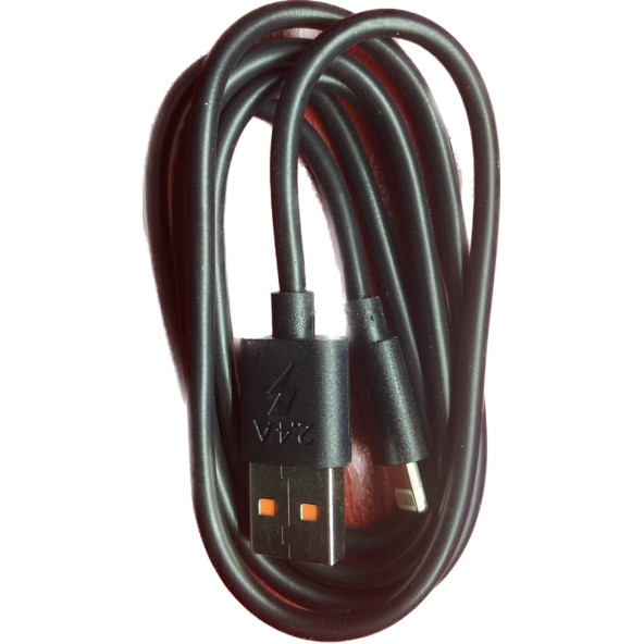 iPhone USB to Lightning 2.4A 1 Metre Şarj ve Data Kablosu - 3