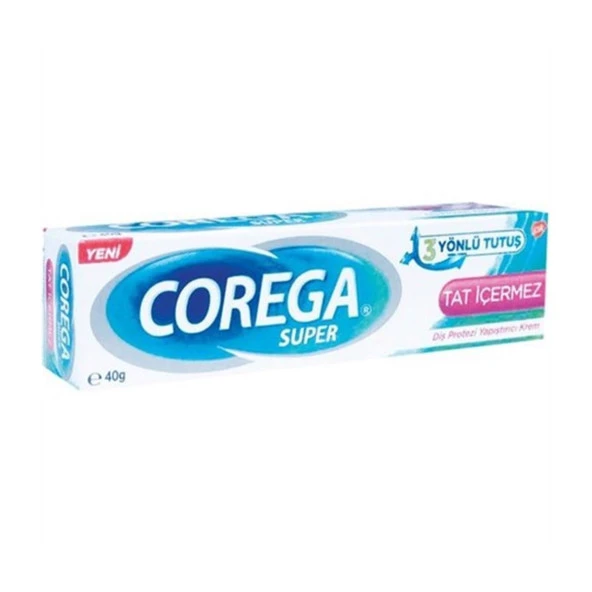 Corega Süper Tatsız Diş Protezi Yapıştırıcı Krem 40 gr