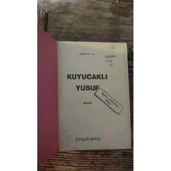 KUYUCAKLI YUSUF ... İLK BASKI