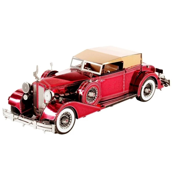 DIY 3D Metal Puzzle 1934 Packard Klasik Araba Hediyelik Maket 14 yaş 112 parça - 3