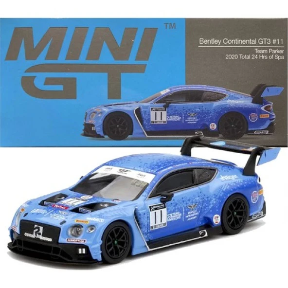Mini Gt 335 1:64 Bentley Continental Gt3 #11 2020 Total 24 Hrs Of Spa Model Araba - 2