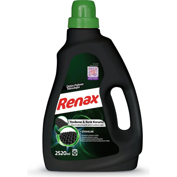 Renax Sıvı Çamaşır Deterjanı Siyahlar 2520 Ml