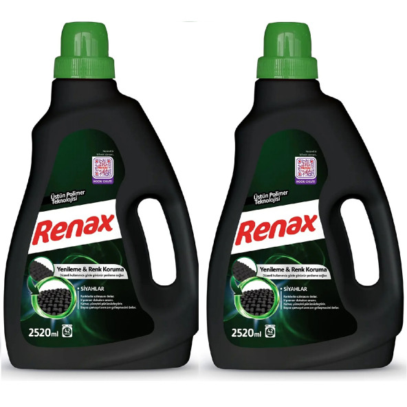 Renax Sıvı Çamaşır Deterjanı Siyahlar 2520 Ml x 2 Adet
