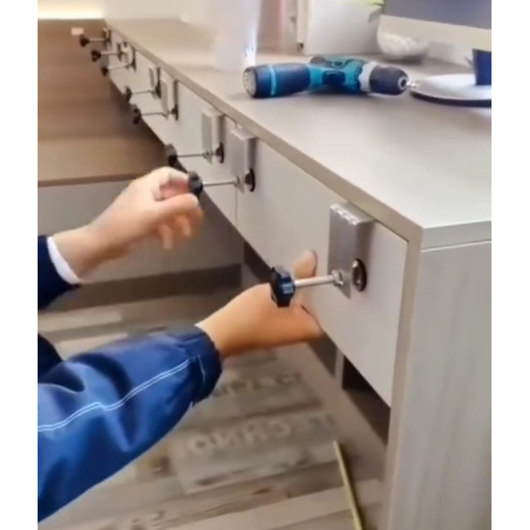çekmece kapağı bağlama aparatı