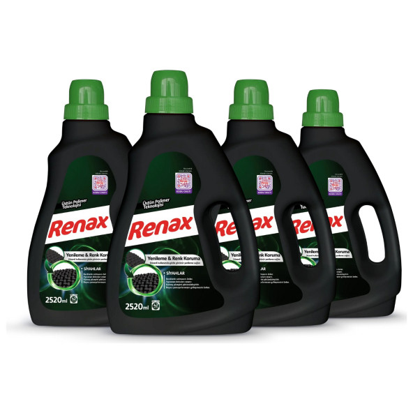 Renax Sıvı Çamaşır Deterjanı Siyahlar 2520 Ml x 4 Adet