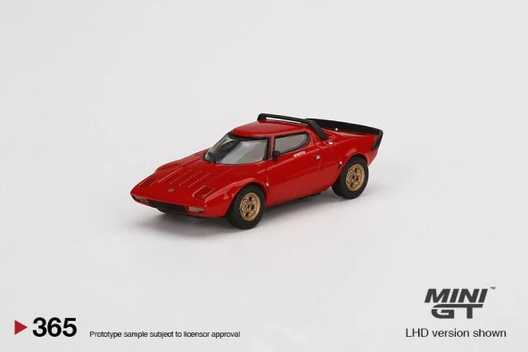 Mini Gt 365 Lancia Stratos HF Stradale Rosso Arancio 1:64 Kırmızı Model Araba - 2